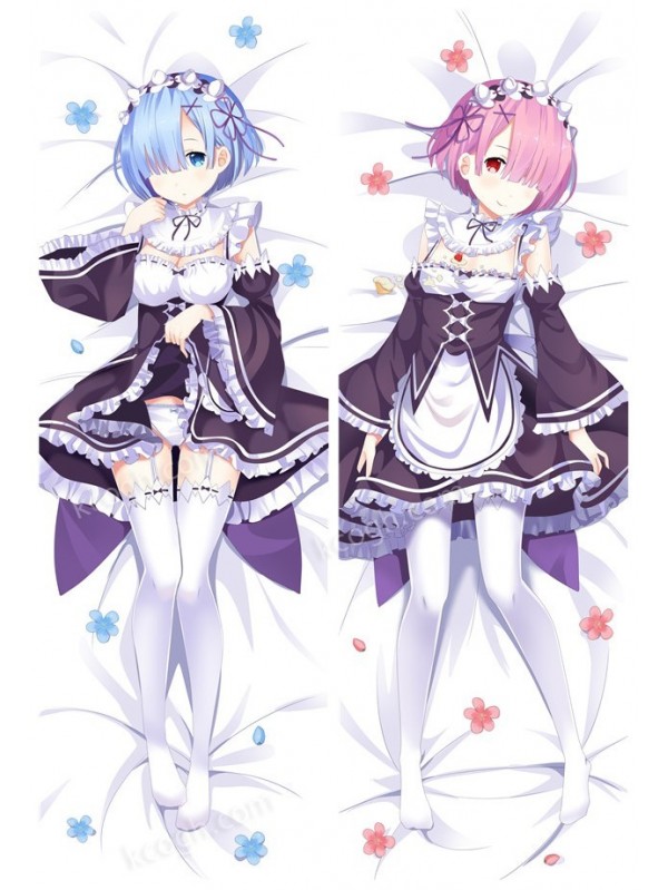 Ram and Rem - Re Zero Anime body dakimakura japenese love pillow cover