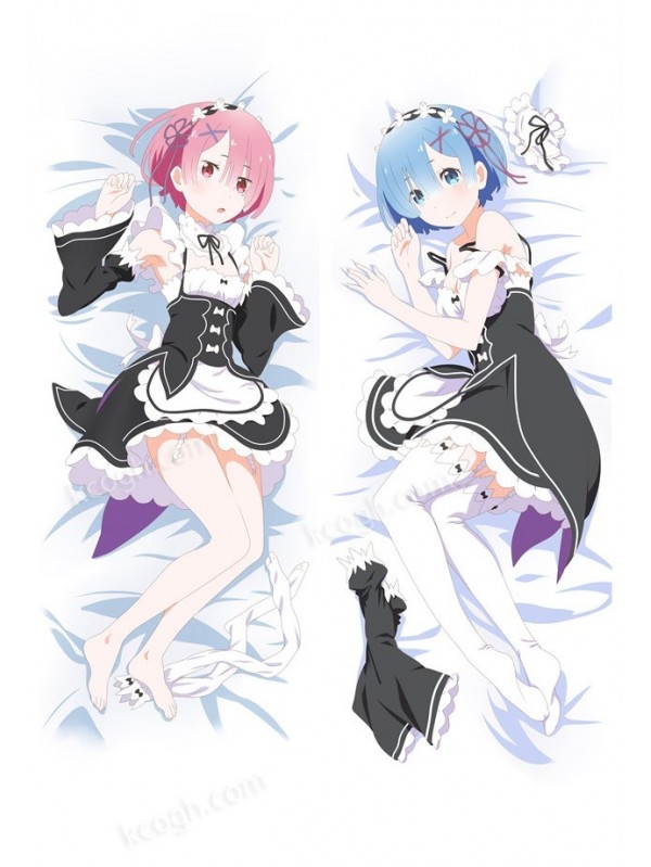 Ram and Rem - Re Zero Anime Dakimakura Japanese Hugging Body PillowCases