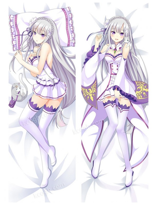 Emilia - Re:Zero Japanese big anime hugging pillow case