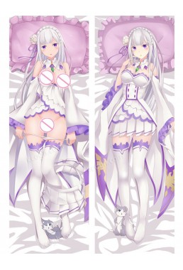 Emilia - Re:Zero Body hug dakimakura girlfriend body pillow cover