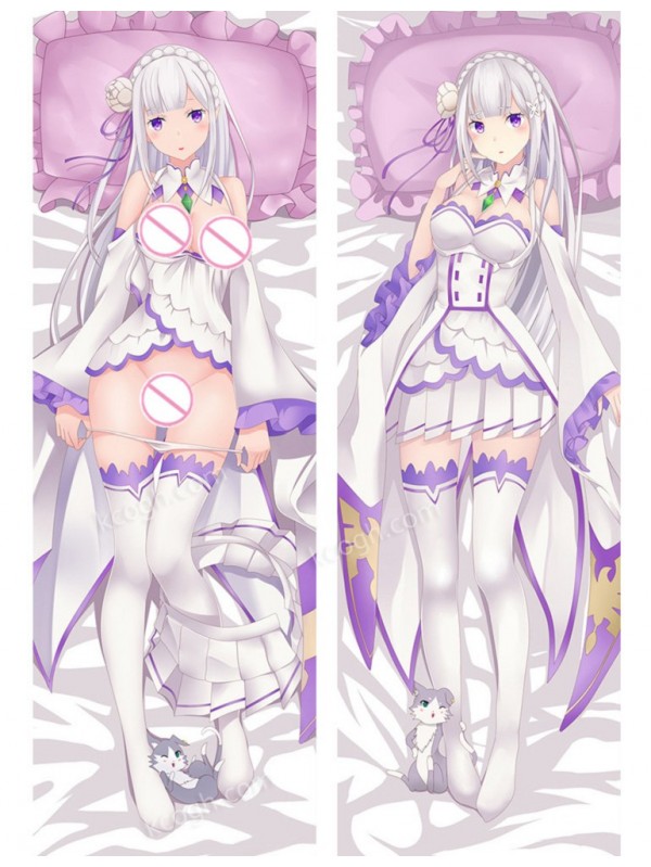 Emilia - Re:Zero Body hug dakimakura girlfriend body pillow cover