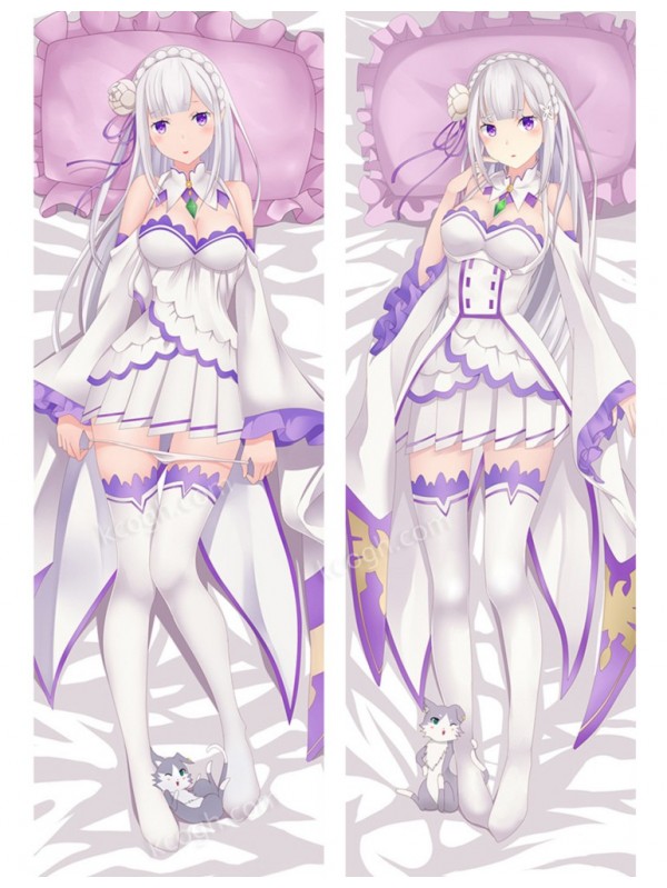 Emilia - Re:Zero Hugging body anime cuddle pillow covers