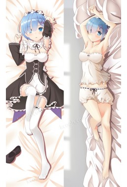 Rem - Re:Zero Anime Dakimakura Japanese Hugging Body Pillow Cover