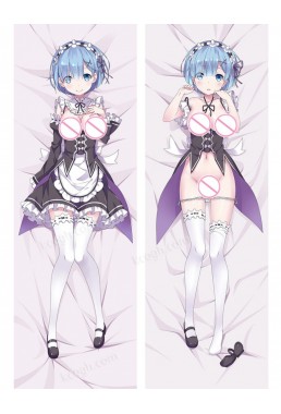 Rem - Re:Zero Dakimakura Japanese Love Body Pillow Cover