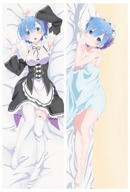 Rem - Re Zero Dakimakura Japanese Hug Body Pillow Cover