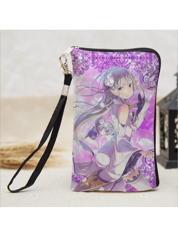 Conditional Free Gifts - Emilia -Re Zero Multifunctional Phone Bag