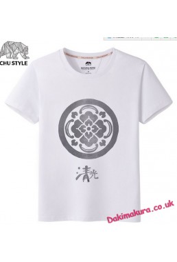 White - Touken Ranbu Online Men Anime T-shirts