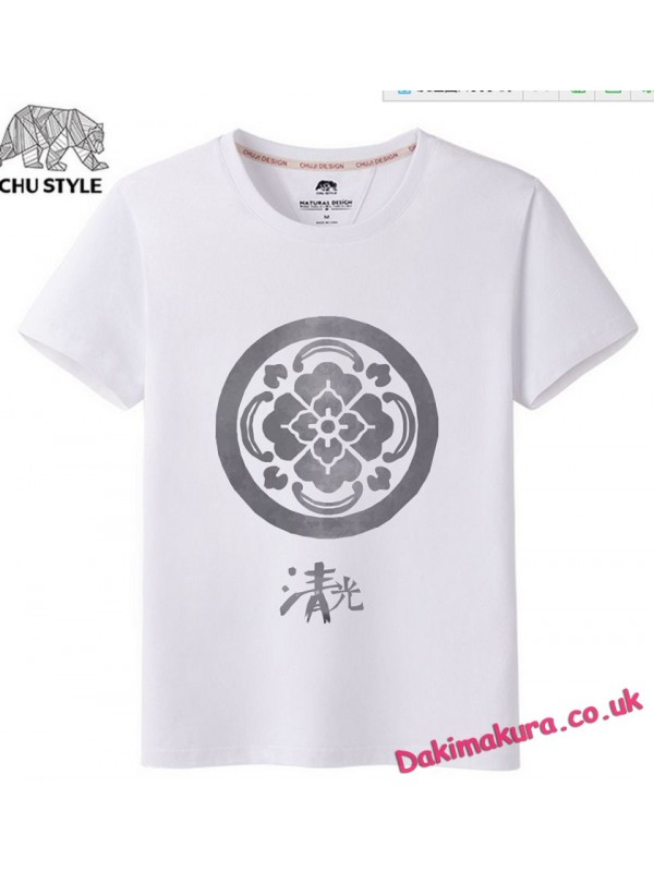 White - Touken Ranbu Online Men Anime T-shirts