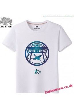 White - Touken Ranbu Online Men Anime T-shirts