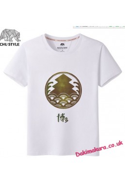 White - Touken Ranbu Online Men Anime T-shirts