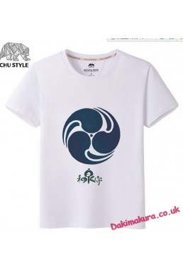 White - Touken Ranbu Online Men Anime T-shirts