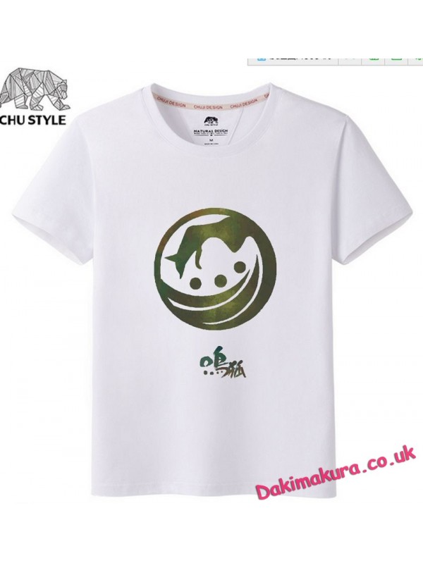 White - Touken Ranbu Online Men Anime T-shirts