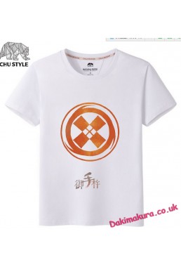 White - Touken Ranbu Online Men Anime T-shirts