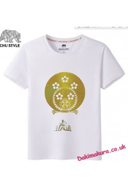 White - Touken Ranbu Online Men Anime T-shirts