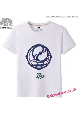 White - Touken Ranbu Online Men Anime T-shirts