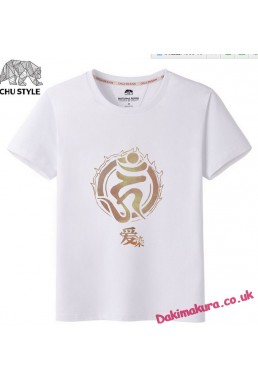 White - Touken Ranbu Online Men Anime T-shirts