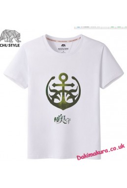 White - Touken Ranbu Online Men Anime T-shirts