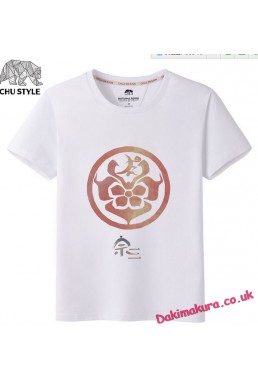 White - Touken Ranbu Online Men Anime T-shirts