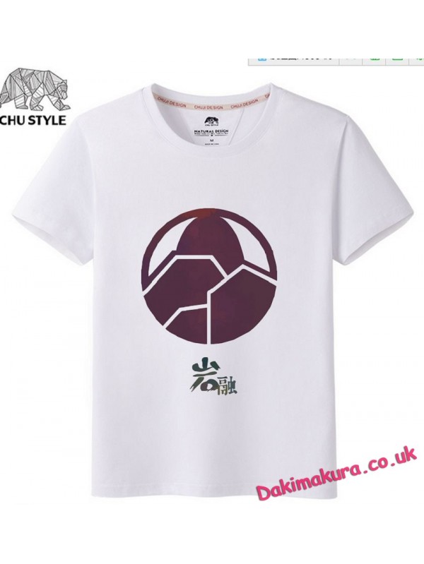 White - Touken Ranbu Online Men Anime T-shirts