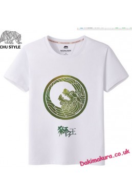 White - Touken Ranbu Online Men Anime T-shirts