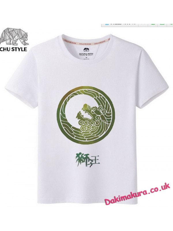 White - Touken Ranbu Online Men Anime T-shirts