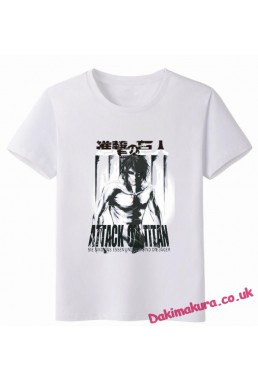 Attack on Titan White Men Anime T-shirts