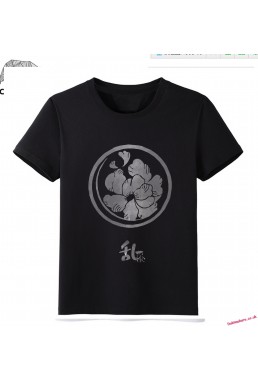 Black - Touken Ranbu Online Men Anime Fashion T-shirts