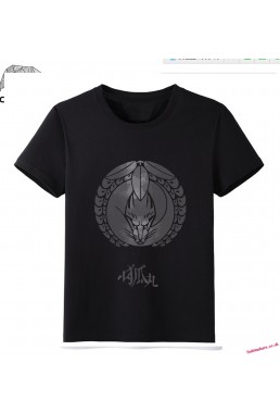 Black - Touken Ranbu Online Men Anime Fashion T-shirts