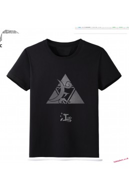 Black - Touken Ranbu Online Men Anime Fashion T-shirts