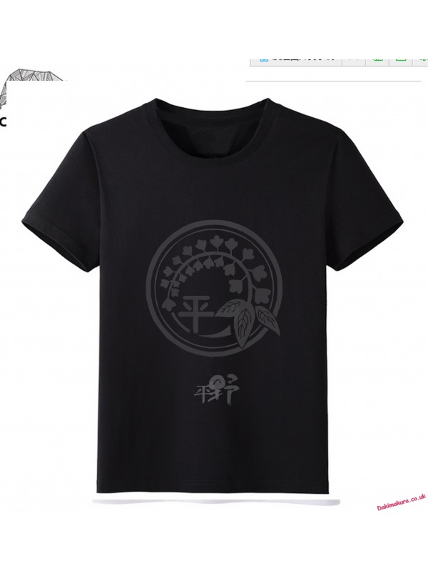 Black - Touken Ranbu Online Men Anime Fashion T-shirts