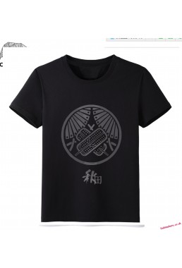 Black - Touken Ranbu Online Men Anime Fashion T-shirts