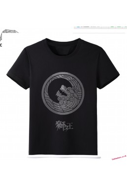 Black - Touken Ranbu Online Men Anime Fashion T-shirts