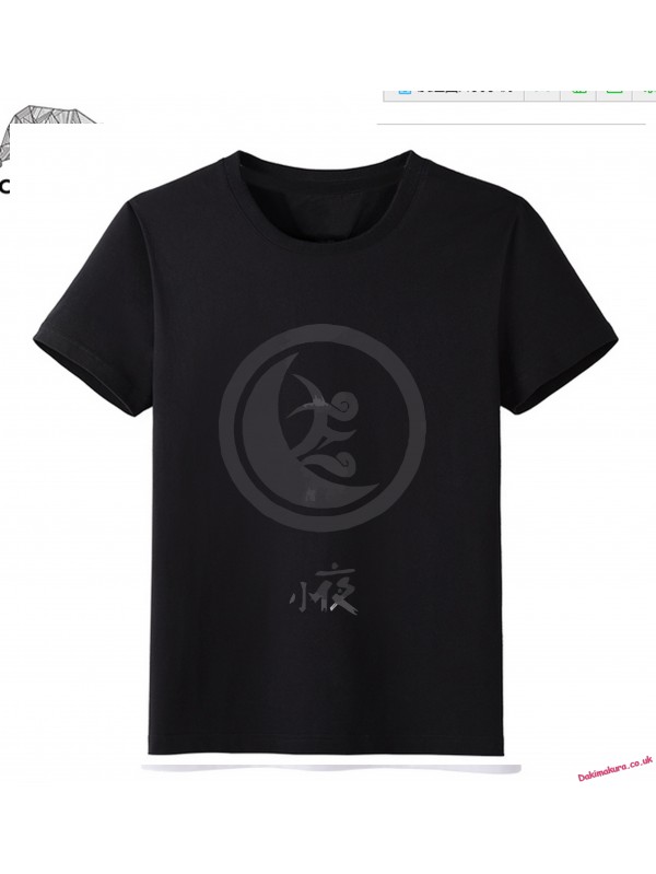 Black - Touken Ranbu Online Men Anime Fashion T-shirts