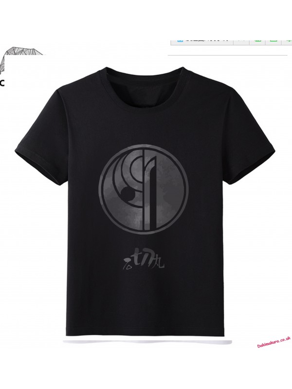 Black - Touken Ranbu Online Men Anime Fashion T-shirts