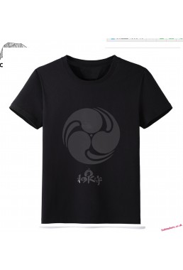 Black - Touken Ranbu Online Men Anime Fashion T-shirts