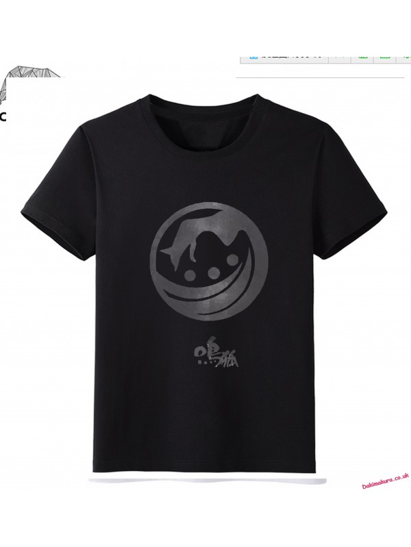 Black - Touken Ranbu Online Men Anime Fashion T-shirts