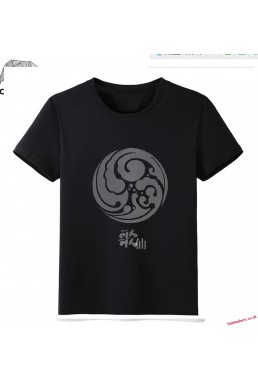 Black - Touken Ranbu Online Men Anime Fashion T-shirts