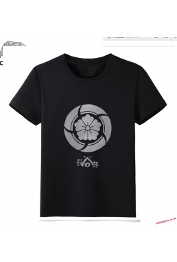 Black - Touken Ranbu Online Men Anime Fashion T-shirts