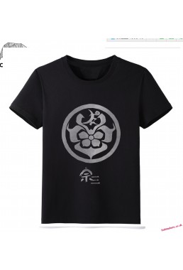 Black - Touken Ranbu Online Men Anime Fashion T-shirts