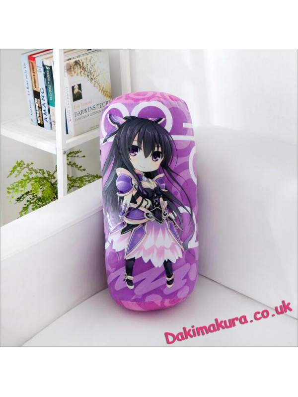 Tohka Yatogami Date a Live Anime Comfort Neck and Support Mini Round Roll Bolster Dakimakura Pillow