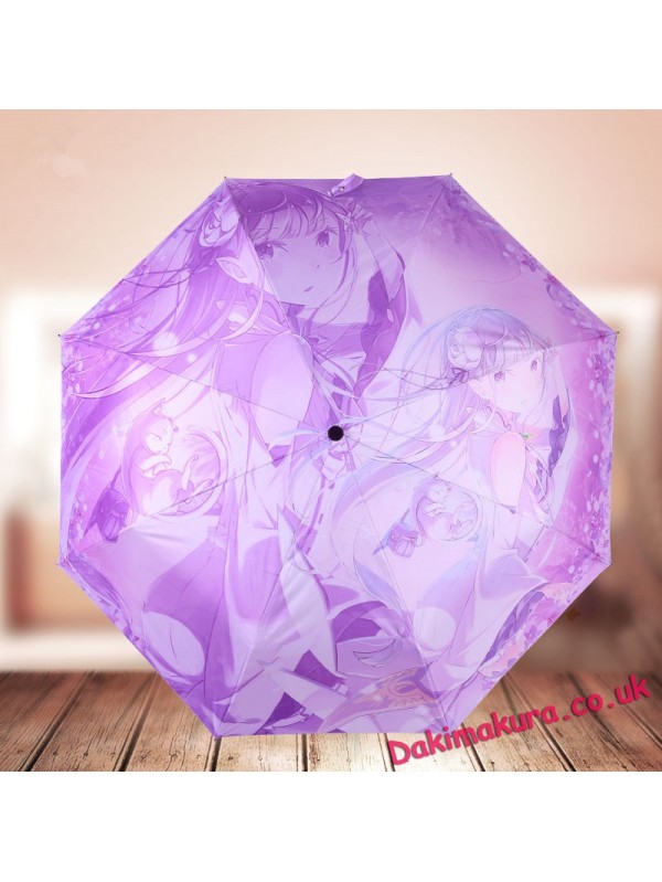 Emilia Re:Zero Foldable Anime Umbrella