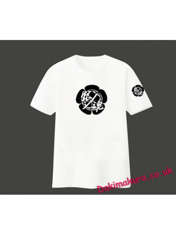 New Gintama white Mens Anime T-shirts