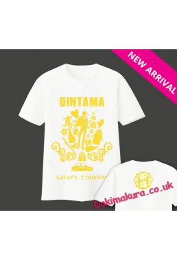 New Hijikata Toushirou-Gintama Mens Anime Fashion T-shirts