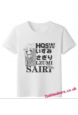 Izumi Sagiri - Eromanga Sensei White Anime T-shirts