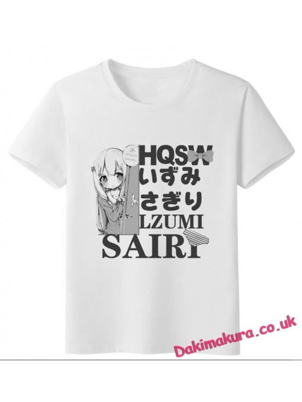 Izumi Sagiri - Eromanga Sensei White Anime T-shirts