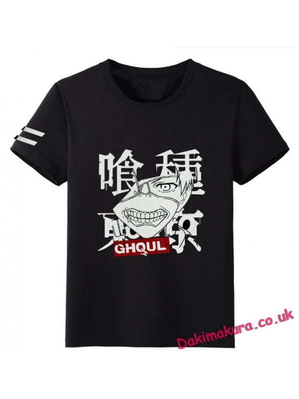 Tokyo Ghoul black Men Anime Fashion T-shirts