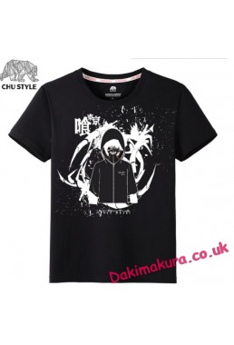 Tokyo Ghoul black Mens Anime T-shirts