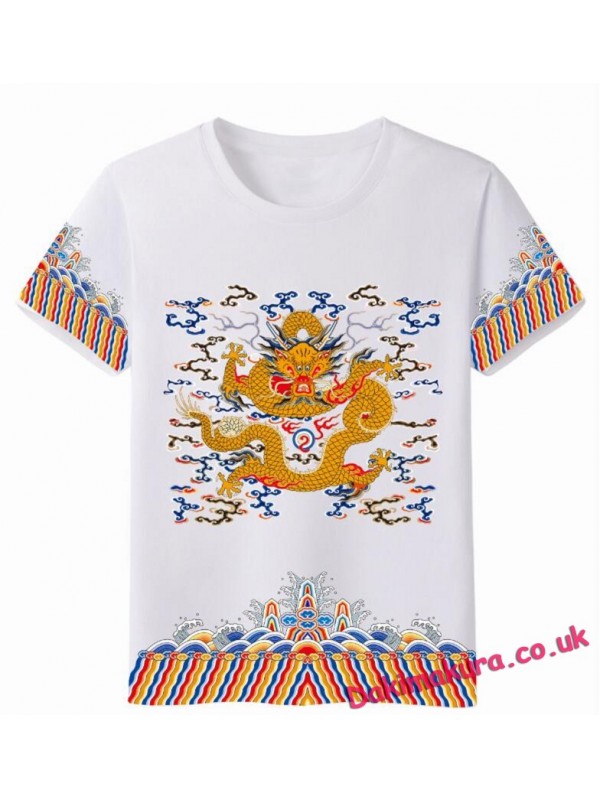 Dragon robe Mens Anime T-shirts