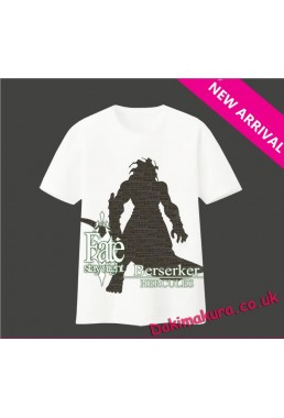 New Fate staynight Berserker Hercules Mens Anime T-shirts