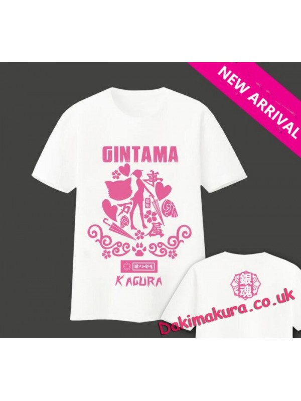 New Mens Kagura Gintama Anime Fashion T-shirts